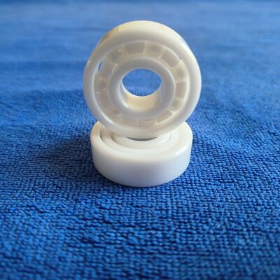Cuscinetto ceramico completo in zirconio 6201 con gabbia in PTFE, diametro interno 12mm, diametro esterno 32mm, larghezza 10mm